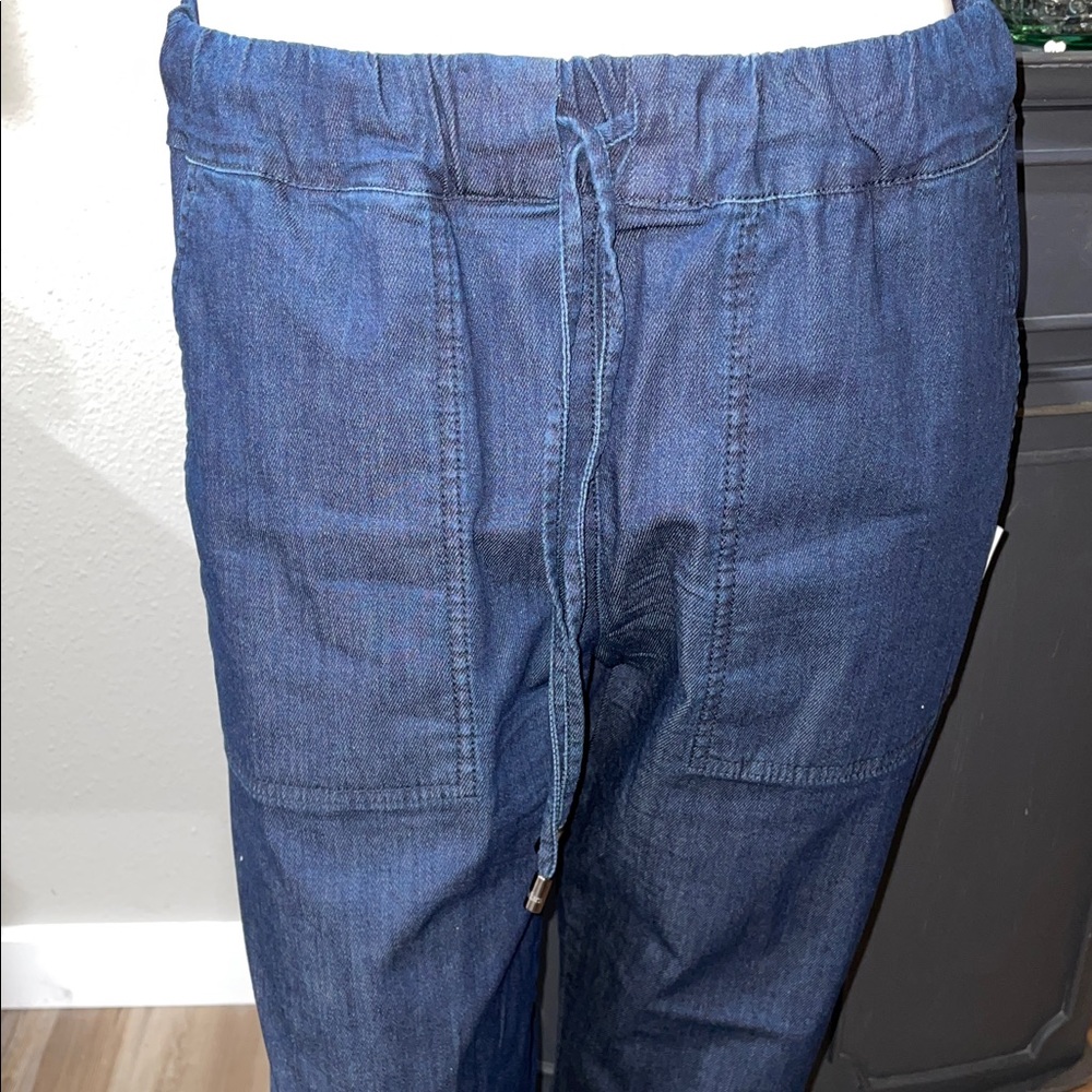 MaxMara Dark Blue Straight Leg Jeans - Picture 2 of 10